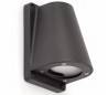 Lampe mur extérieur jardin en aluminium injecté gris foncé - BOSS