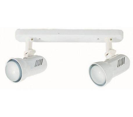 Applique 2 spots R63 E 27 blanc - TURBO-2