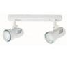 Applique 2 spots R63 E 27 blanc - TURBO-2