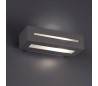 Lampe mur extérieur jardin en aluminium injecté gris foncé - WEST-1