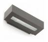Lampe mur extérieur jardin en aluminium injecté gris foncé - WEST-2