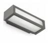 Lampe mur extérieur jardin en aluminium injecté gris foncé - NATRON