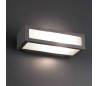 Lampe mur extérieur jardin en aluminium injecté gris foncé - NATRON
