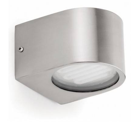 Lampe murale pour le jardin extérieur en acier inoxydable nickel mat couleur - ION-2