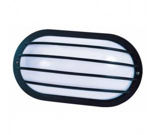 Lampe murale de jardin en plein air en ABS noir - MINT