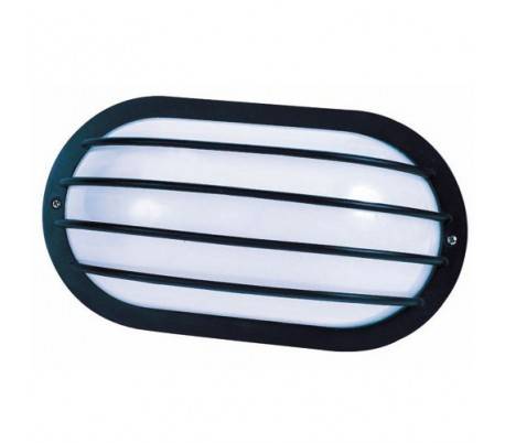 Lampe murale de jardin en plein air en ABS noir - MINT
