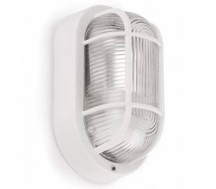 Lampe murale de jardin en plein air en ABS noir - Ovalo