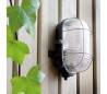 Lampe murale pour l'extérieur jardin en PVC gris - CRYPT