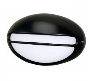 Lampe murale pour l'extérieur jardin en aluminium noir - TERRA-P