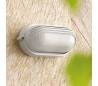 Grande lampe de mur mur de jardin en aluminium blanc - NONO-G