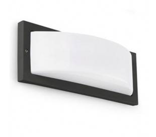 Lampe murale pour le jardin extérieur en aluminium injecté gris foncé - MOL-1