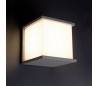 Lampe murale gris aluminium injecté extérieur - Kubick