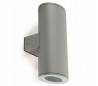 Applique extérieure en aluminium injecté gris foncé - Piston