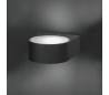 Applique extérieure en aluminium injecté gris foncé - LEY