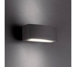 Applique extérieure en aluminium gris foncé - LATINA
