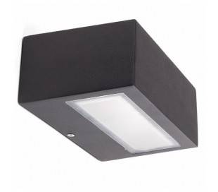 Applique R7s JP78 mur extérieur en aluminium noir - DIDOT