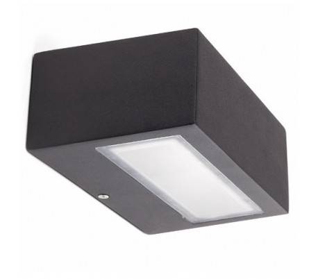 Applique R7s JP78 mur extérieur en aluminium noir - DIDOT