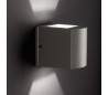 Applique extérieure en aluminium injecté gris foncé - LAME