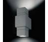 GU10 Lampe Applique extérieure en aluminium gris - MARA-2