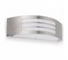 E27 extérieur Applique lampe en acier de couleur nickel mat - DORVAL-2