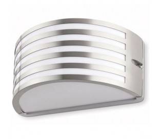 E27 paroi extérieure lampe murale en acier inoxydable de couleur noire - FEDON