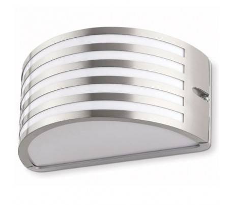 E27 paroi extérieure lampe murale en acier inoxydable de couleur noire - FEDON