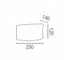 Applique G24-d3 mur extérieur en aluminium gris foncé - BONN