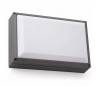 Extérieur applique murale lampe G24 aluminium injecté gris foncé - Fenes-1