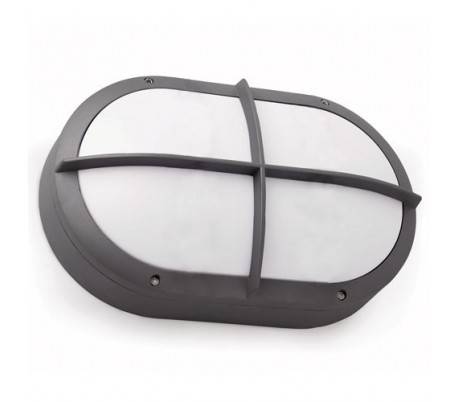 Extérieur applique murale lampe G24 aluminium injecté gris foncé - PORTS-1 grosse