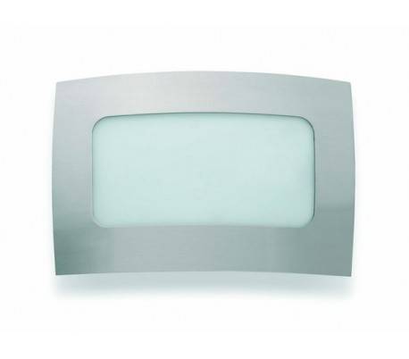 E27 Lampe en métal léger et de couleur cristal nickel mat - IBISCUS-1