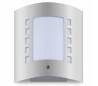 E27 applique murale extérieur en acier inoxydable de couleur nickel mat - ACIER-2