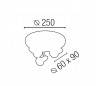 Plafond 3 spots GU10 50W cormato - STAR-7