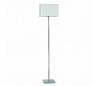 Thana ,lampe en acier de pied blanc E27 