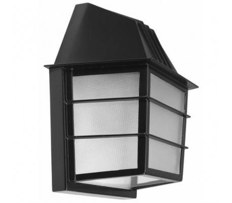 E27 Applique extérieure en aluminium noir - SACO