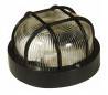 E27 extérieur Applique lampe en ABS noir - RONDO