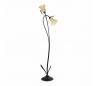 Zafra, lampe de pied en métal et verre et oxyde brun E14