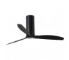 Tube Fan Ventilateur De Plafond Noir Lames Noir 