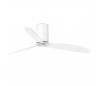 Ventilateur de plafond Faro Mini Tube Fan Ø128 Cms Blanc Brillant 3 Pales 