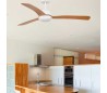 Ventilateur de plafond Faro Grid Ø1320Mm Blanc 3 Pales 