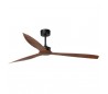 Ventilateur de plafond Faro Just Fan Xl Ø1780Mm Noir Lames Bois 