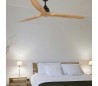 Ventilateur de plafond Faro Alo Ø 152Cm Marron Foncé 3 Pales Pin 