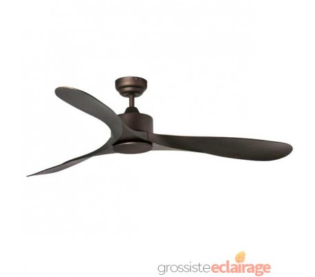 Ventilateur de plafond Faro Luzon Ø 1320Mm Marron 3 Pales 