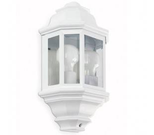 E27 extérieur Applique lampe en aluminium blanc - ORLY