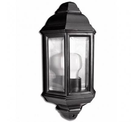 E27 Applique extérieure en aluminium noir - PARMA