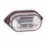 Blister 2 lampes murales LED mur extérieur en polycarbonate gris - AGAR PACK2