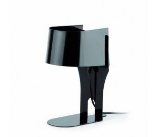 Lampe de table E14 en noir métallisé - FOSCO