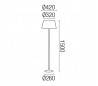 Mitic, lampe de pied E27