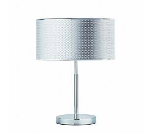 E27 Lampe de table en acier chromé et polycarbonate couleur - TAGO