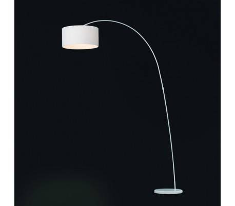 Papua, lampe de pied en métal pour le salon blanc E27