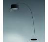 Papua, lampe de pied pour le salon en métal noir E27 